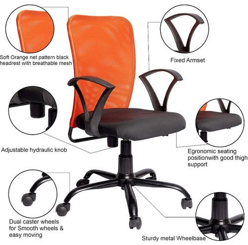 Orange Sigma Chair