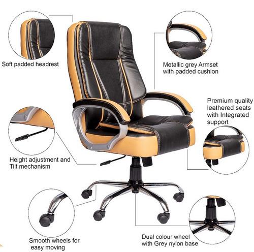 Brown Black Executive Chair