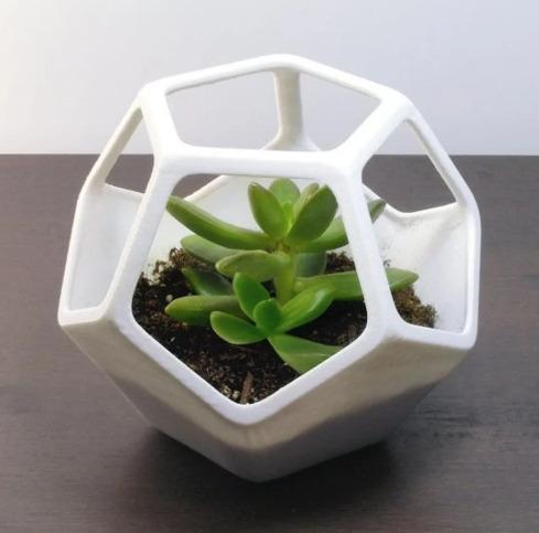 Geometric 3d printed Planters