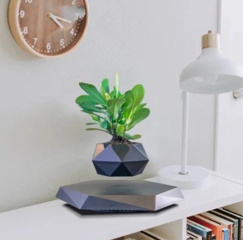 Magnetic Floating Flower pot Decor levitating