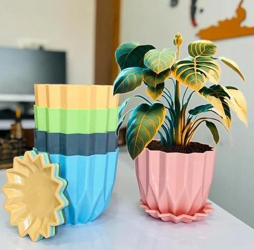 Crystal Flower Pot 6 inches 7 inches