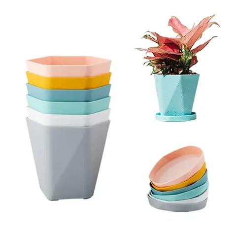 Flower Pot Hexa Multiple with selfwatering