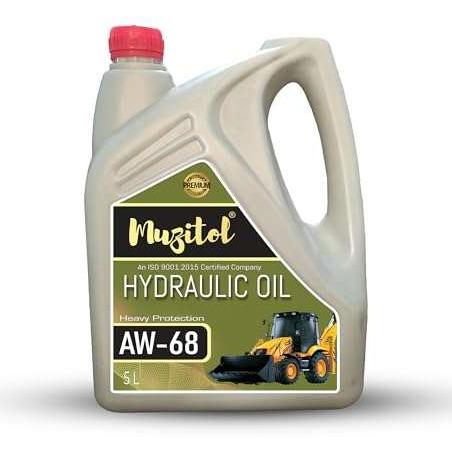 Muzitol AW 68 Heavy Duty Anti Wear Long Lasting Hydraulic Oil for Machines (5 Litre)