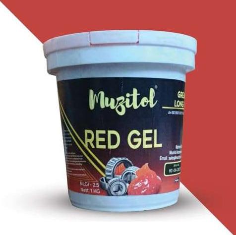 Muzitol Red Gel Ultra Smooth LP-3 Multipurpose Grease (1 KG)