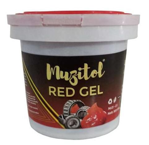 Muzitol Red Gel Ultra Smooth LP-3 Multipurpose Grease (500 GM)