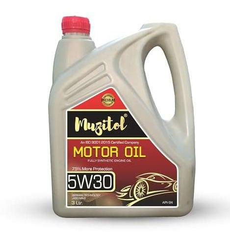 Muzitol 5W30 Four Wheeler Synthetic Engine Oil For Cars (3 Ltr)
