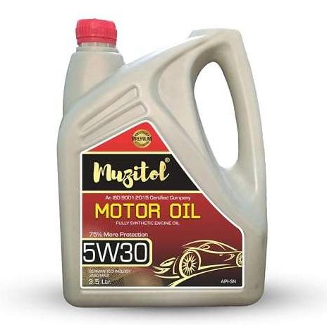 Muzitol 5W30 SN Synthetic Engine Oil For Cars (3.5 Ltr)