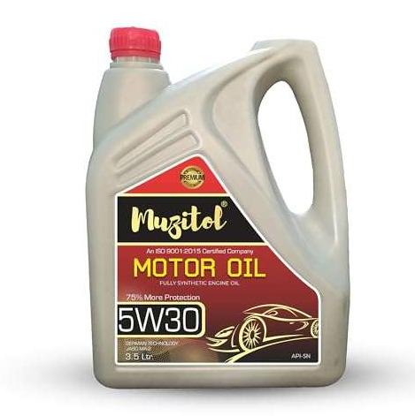 Muzitol 5W30 SN Synthetic Engine Oil For Cars (3.5 Ltr)