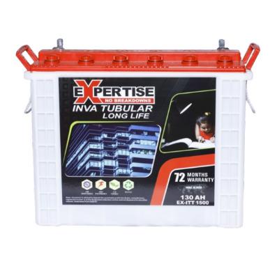 EXPERTISE INVA TUBULAR BATTERY 130AH EX-ITT 1500