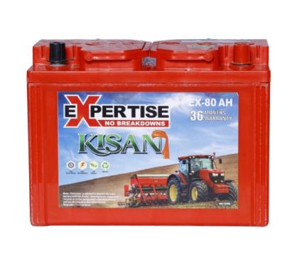 EXPERTISE KISAN BATTERY EX-80AH
