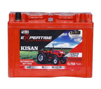 EXPERTISE KISAN AUTOMOTIVE BATTERY Ex750 75Ah