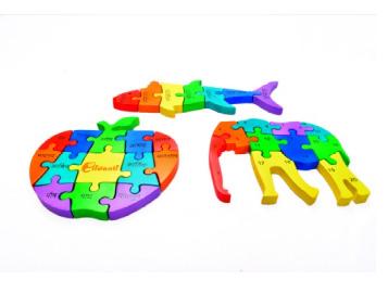 Wooden toys - Puzzle Pack
