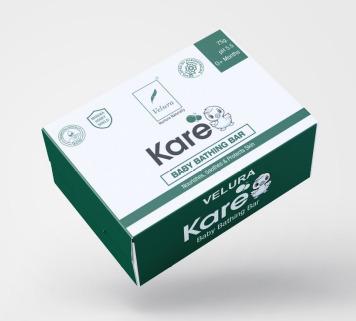 Velura kare baby bathing bar 75 gm