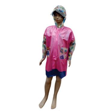  Girls Raincoat (PVC) Saphire CODE : AG-05