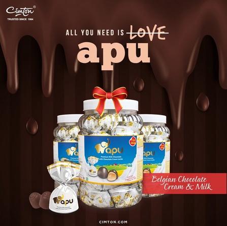 Apu Premium Cream Filled Chocolate