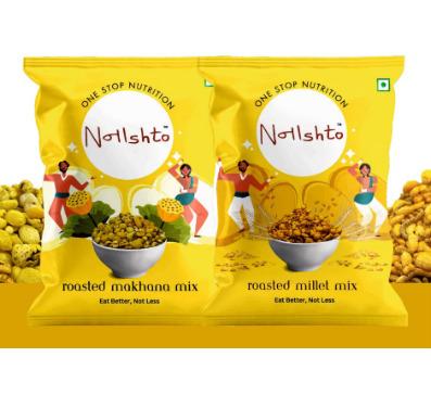 Roasted Millet Chivda, Roasted Makhana Mix