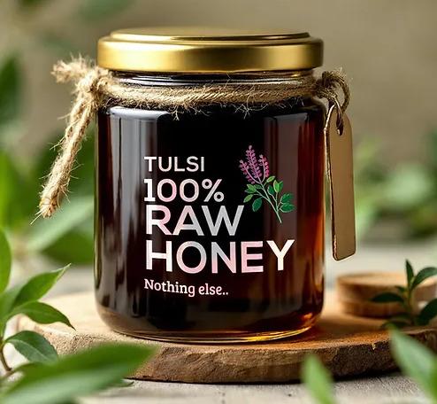 RAW Tulsi Honey