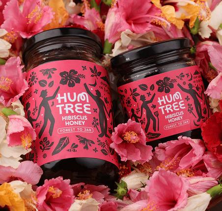 Raw Hibiscus Honey