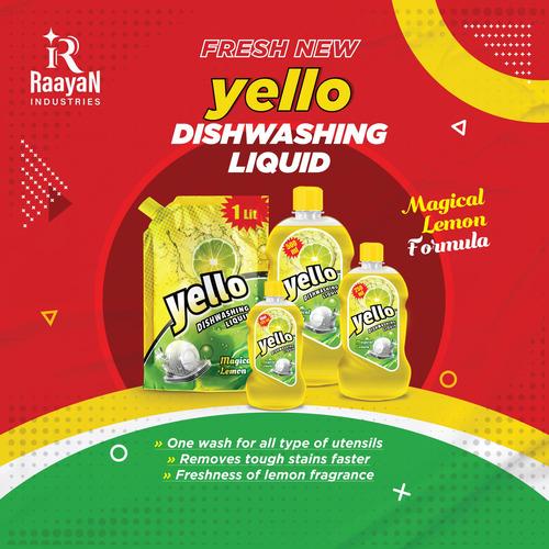 Yello dishwashing liquid