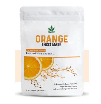 Havintha Orange Face Sheet Mask For Glowing Skin