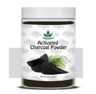Havintha Activated Charcoal Powder | 100% Natural for Face & Body