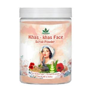 Havintha Natural Face Scrub Powder | Khas-Khas Face Scrub For Glowing Skin