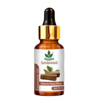 Havintha Sandalwood Essential Oil For Stress Reduction, Hair Care, Skin Care and Mental Alertness