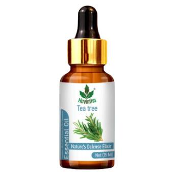 Havintha Tea Tree Essential Oil For Healthy and Glowing Skin, Acne, Dark spots and Reducing Dandruff