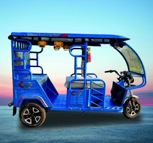 Electric Rickshaw Light Blue