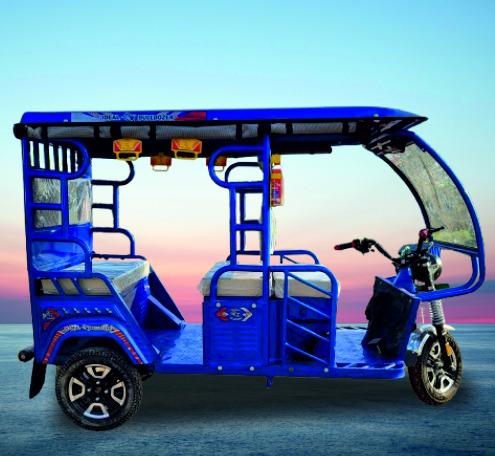 Electric Rickshaw Blue
