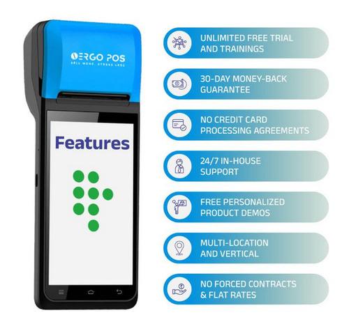 YUG-1104 MOBILE POS TERMINAL - Vergo Pos Device with Inbuilt Software