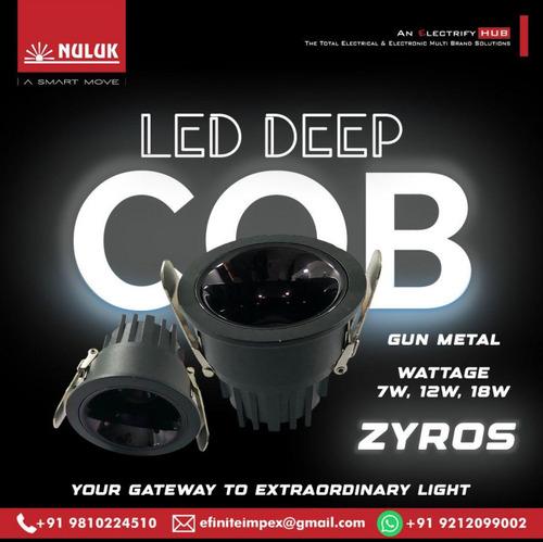 NULUK LED DEEP COB LIGHT - ZYROS GUN METAL