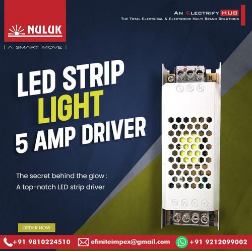 NULUK LED STRIP LIGHT 5 A AMP DRIVER