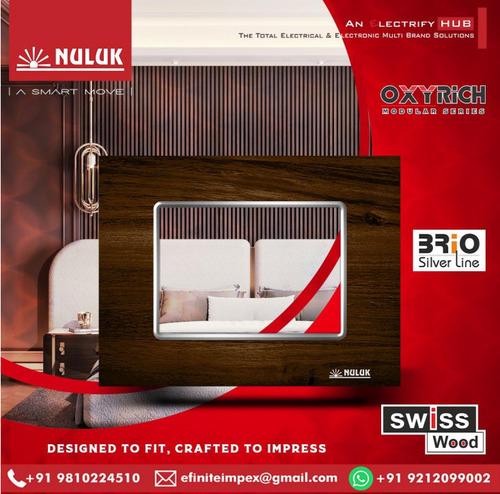 NULUK BRIO SILVERLINE SWISSWOOD MODULAR PLATE