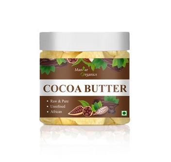 African Unrefined Cocoa Butter- 100gm | Pure, Edible & Natural Skincare