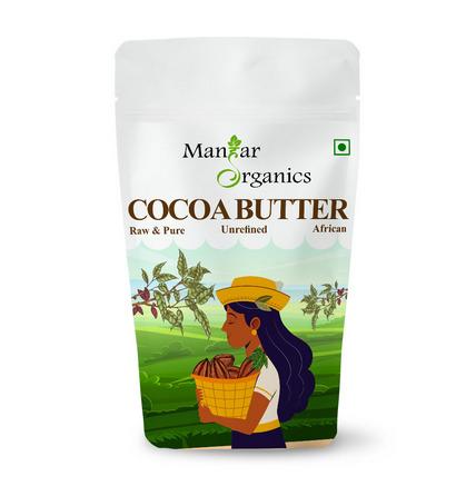 African Unrefined Cocoa Butter- 100gm | Pure, Edible & Natural Skincare