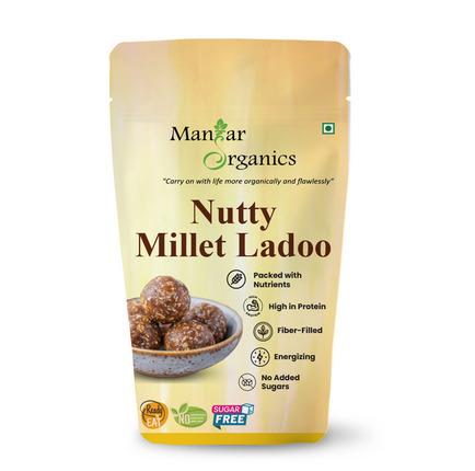 Nutty Millet Ladoo 10 Pcs | Healthy, Gluten-Free Energy Balls with Nuts and Natural Sweeteners
