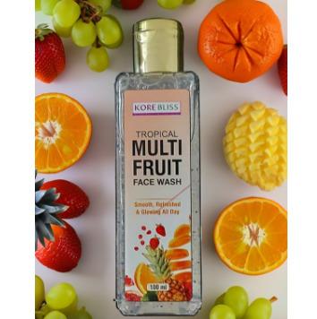 Compact Beauty: KoreBliss Multi Fruit and Almond Travel Set - 320ml
