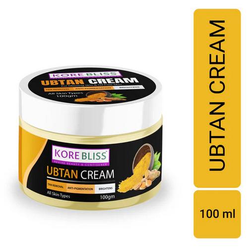 Kore Bliss Ubtan Cream with turmeric, saffron & Gram Flour- 100g