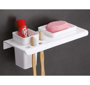 Soap Dish & Brush Holder