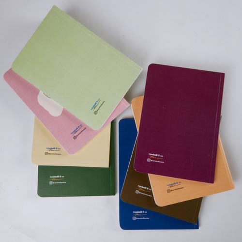 Back Cover - A5 size Linen Texture Soft cover Notebooks/Journals 