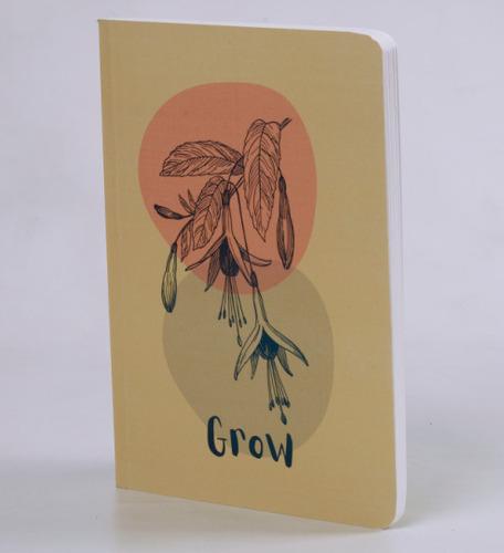 Grow - A5 size Linen Texture Soft cover Notebooks/Journals