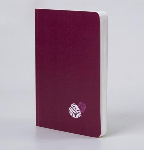 Monstera Leaf - A5 size Linen Texture Soft cover Notebooks/Journals