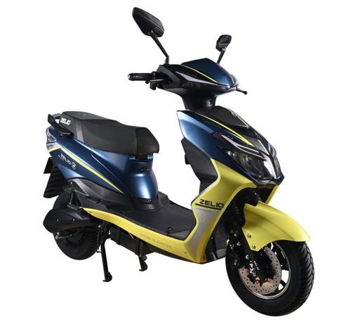 GRACYI Electric Scooty Yellow Blue