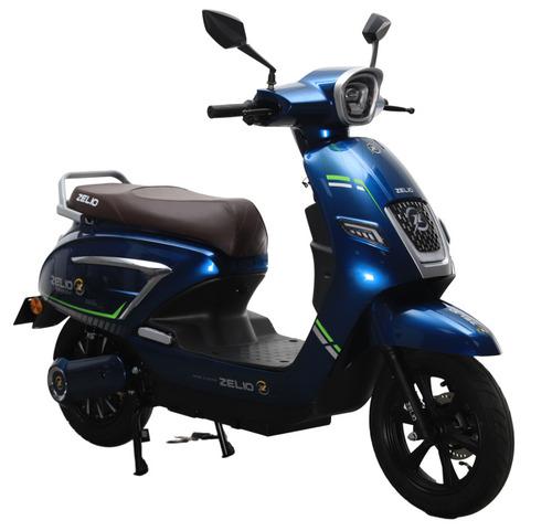 Eeva zx+ Electric Scooty Blue Black