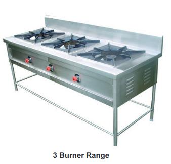 3 Burner Range Stove