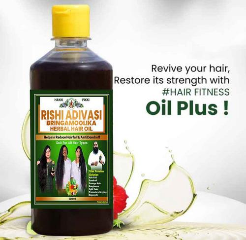 RISHI ADIVASI BRINGAMOOLIKA HERBAL HAIR OIL