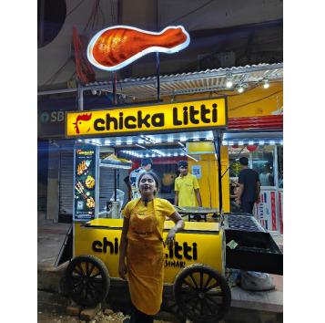 Litti Chicken Street Food