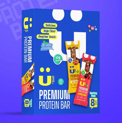 Premium Protein Bar - Variety Box - Choco Cranberry and Choco Almond