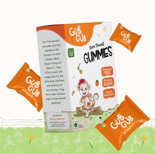 Gummies For Sore Throat, Pack Of 30